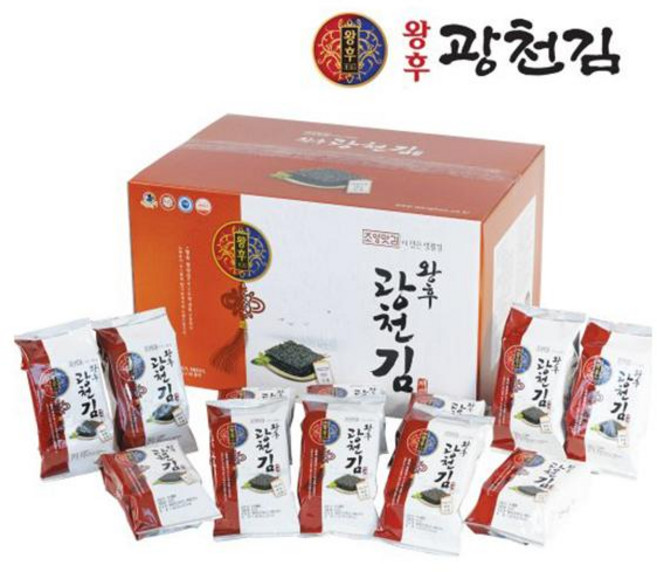 왕후광천김 재래식탁김(10gx40봉), 1개