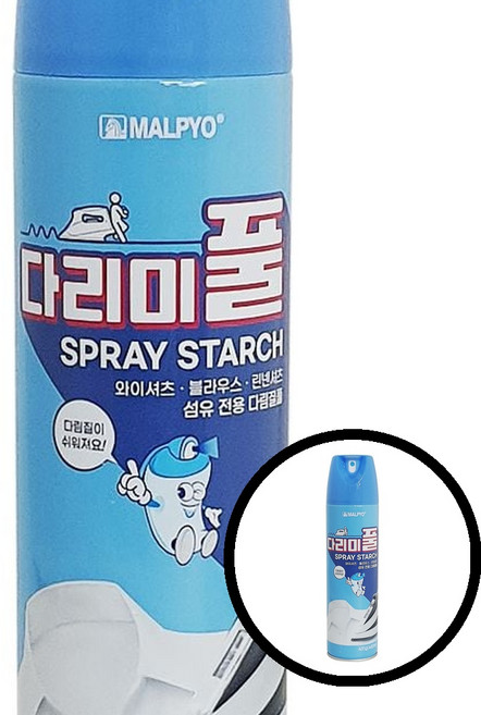 말표 다리미풀 480ml 다리미 풀 섬유유연제 스프레이 다리미용 주름 방지 섬유 관리 옷 관리 홈케어 말표 dda+7187ve