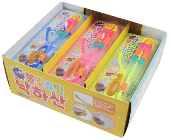 1000 불빛 슈팅 낙하산 18p, 랜덤발송, 1세트