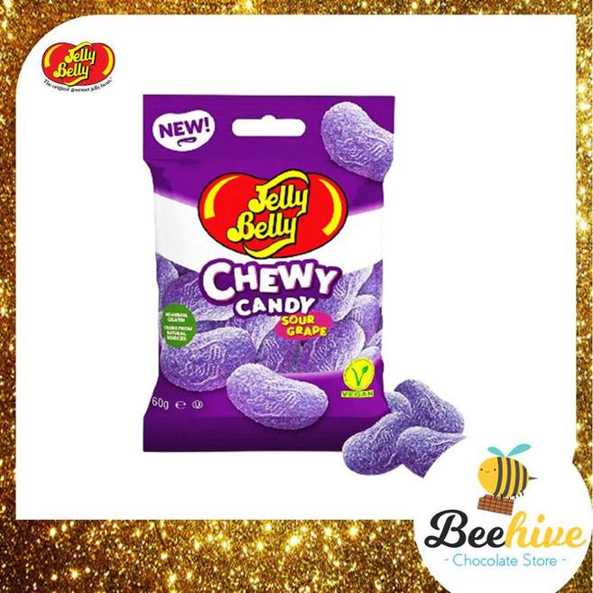젤리벨리 츄이 사워 캔디 구미 Jelly Belly Chewy Sour 60g x 3개