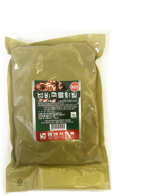 엠앤지식품 냄비국물닭발, 1개, 900g