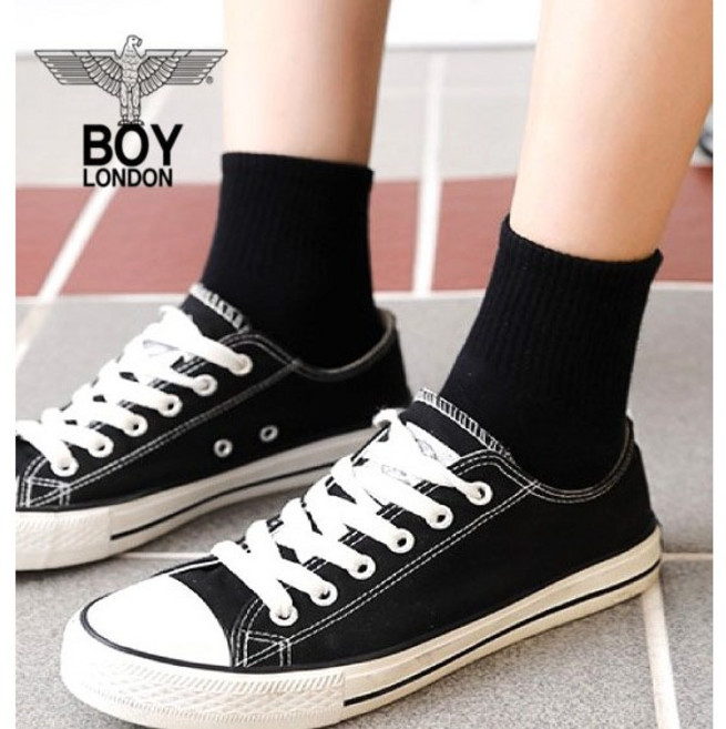 보이런던 여성 무지 카바 발목 양말 6켤레