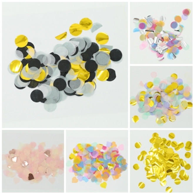 파티지엥 콘페티 컨페티 종이 결혼식 꽃가루 조화 장미 꽃잎, (컨)11.블랙-30g