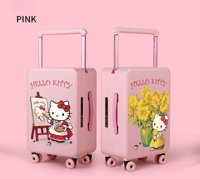 큐티 헬로우 키티 여행용 기내용 20인치 24인치 캐리어