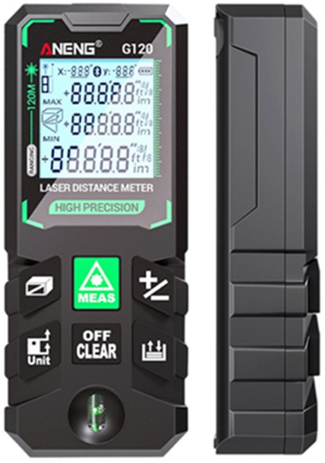 ANENG G120 雷射測距儀 高精度測量 室內外通用, 1個