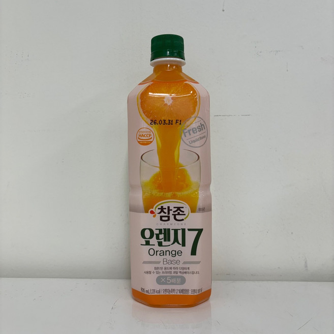 참존 오렌지7 베이스, 835ml, 1개