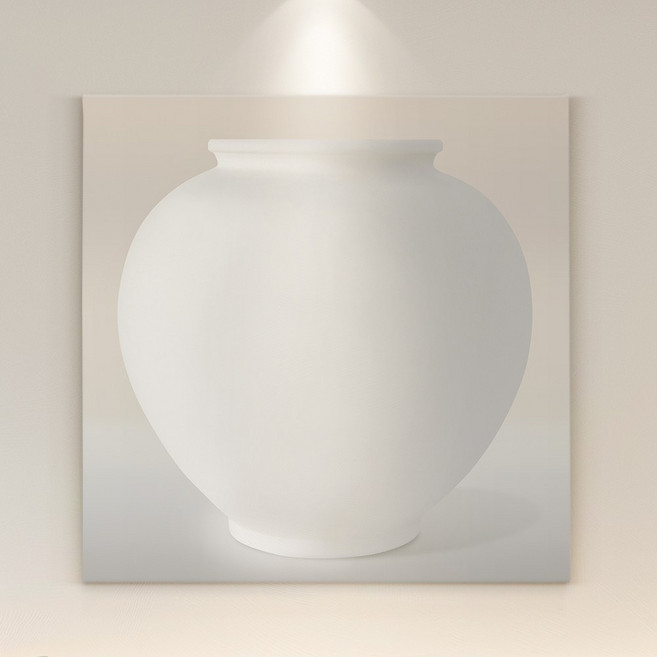 [인메이블] 복들어오는 다복 달항아리 그림 두꺼비집 가리개 액자 힐링 풍수 인테리어 현관 거실 집들이 선물, 06.베이지 달항아리