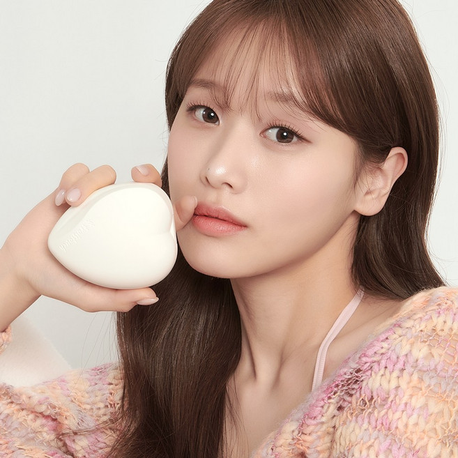 트와터치 하트 매트 커버 쿠션 승무원쿠션 면세점 커버력 파운데이션, 23호 샌드, 1개