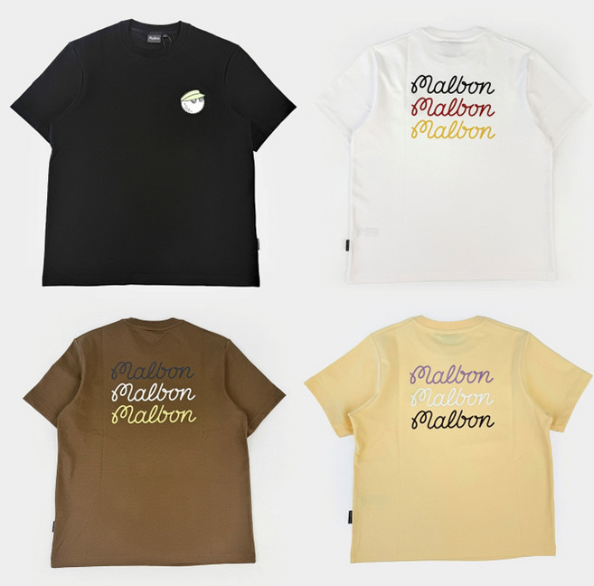 [백화점]말본 골프 반팔티 버킷 트리플 유니 라운드 반팔 티셔츠