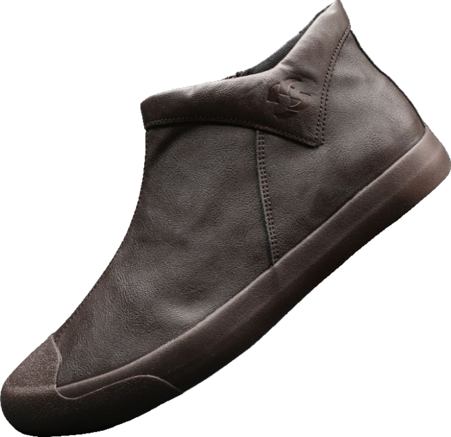 남성 경량 신발 패션 인조 가죽 앵클부츠 발목장화 지퍼 미들부츠 뉴타임즈 11CW1101