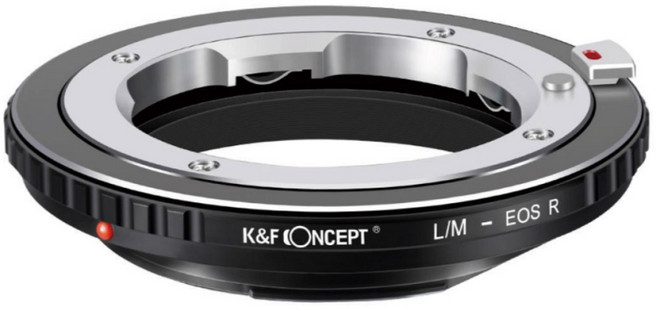 K&F Concept LM-EOS R _ Leica M Lens - Canon EOS R Body 변환어뎁터, 1개