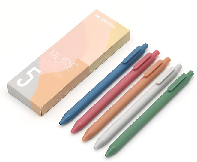 카코 퓨어 에디션 모란디 젤펜 5종 세트 0.5mm, 혼합색상, 1세트