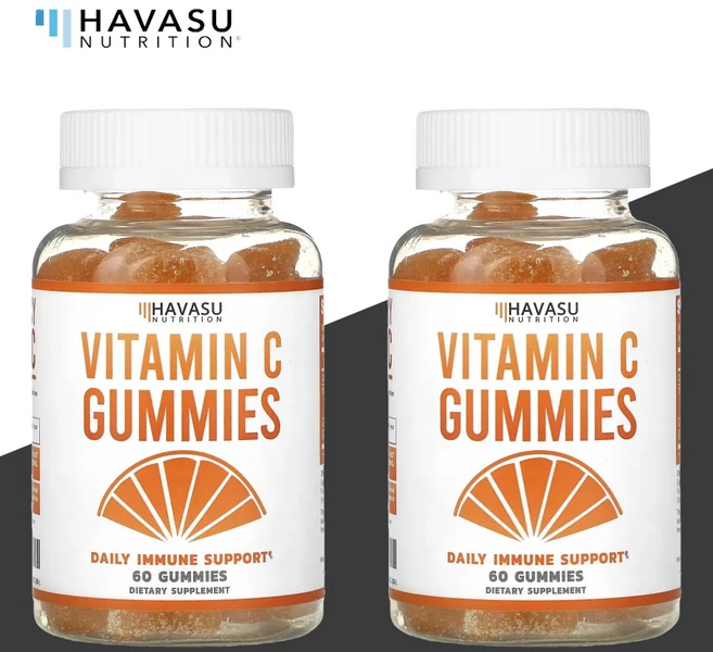 Havasu Nutrition 비타민 C 아스코르브산 나트륨 구미젤리 60개 2통, 2개, 60정 - 쿠팡