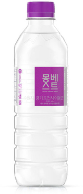 몽베스트 미네랄워터 생수 500ml 20병, 20개