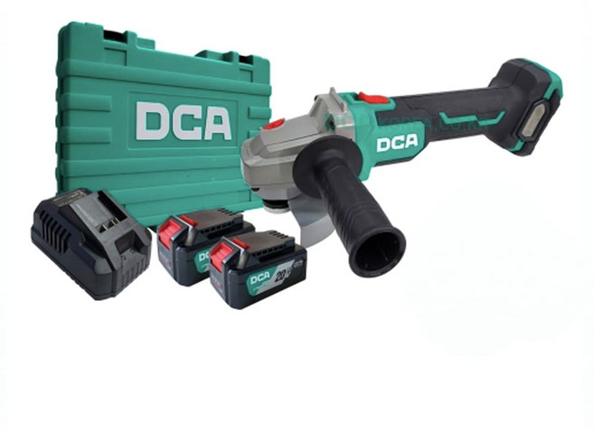 DCA 그라인더 ADSM03-100FK 100mm 원형 무선 브러시리스 20V, 1세트