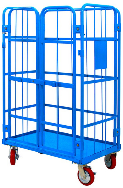 카스틸 고하중 롤테이너 양문형 색상 5종 택일 LRT-1020 롤카트 운반카트 물류창고 물류대차 엘카 짐수레 카트 소형 대형, 그린, 1개