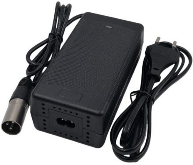 자토바이 호환 48V 리튬 배터리 팩 XLRM 3핀 커넥터용 2A 충전기 자전거, 02 EU plug