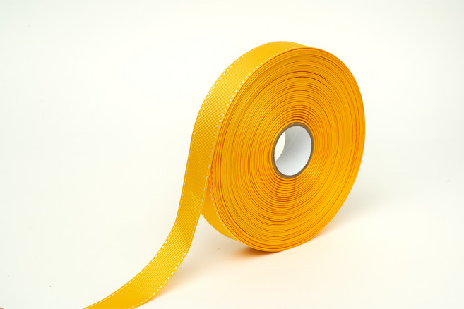 포장 리본 끈 제이제이리본 스티치리본5mm 10mm 15mm 25mm 36컬러 (길이 45M 90M ) 공단리본, 5참외색, 15mm(45M)