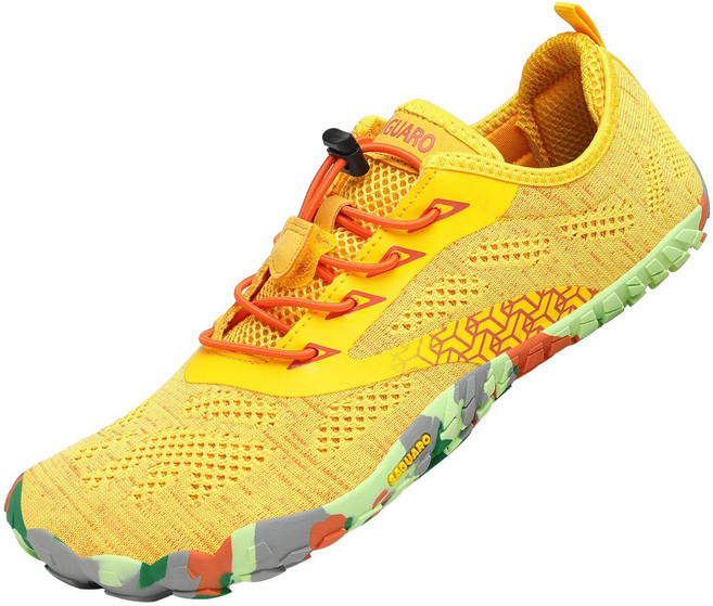 [SAGUARO] 27.0 cm 베어 풋 러닝 슈즈 휴대용 피트니스 슈즈 유연 초경량 통기성