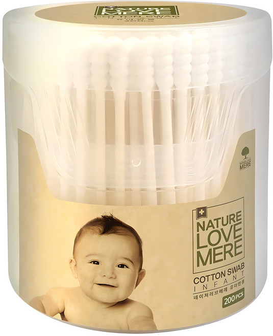 네이쳐러브메레 유아면봉, 200개입, 1개