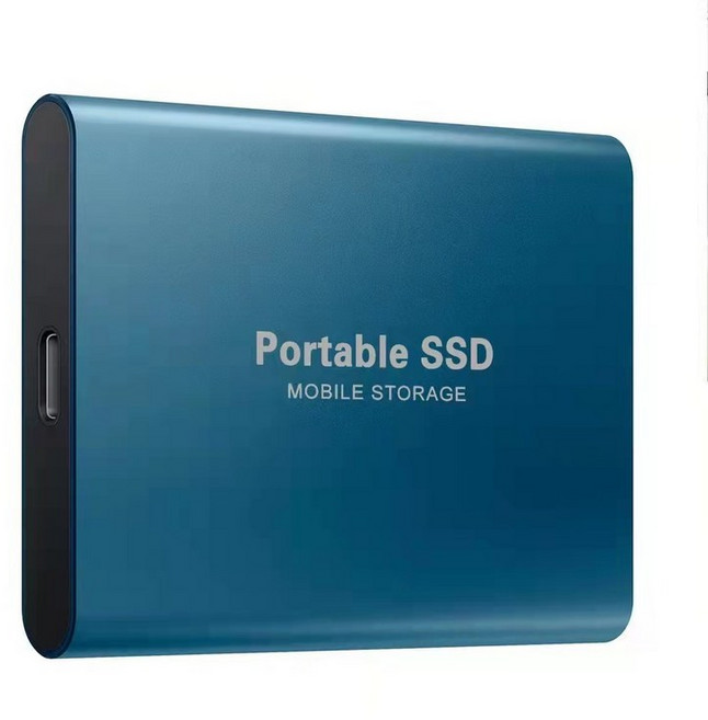 Portable SSD 行動儲存, 便攜式固態硬碟，藍色, 1TB高速