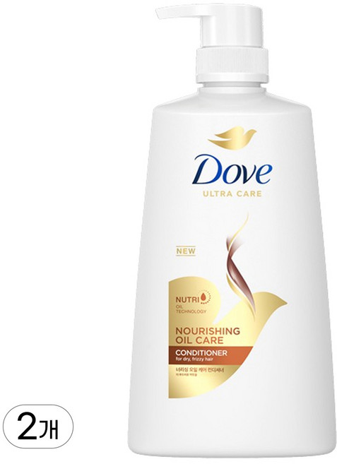 도브 너리싱 오일 케어 컨디셔너, 2개, 660ml