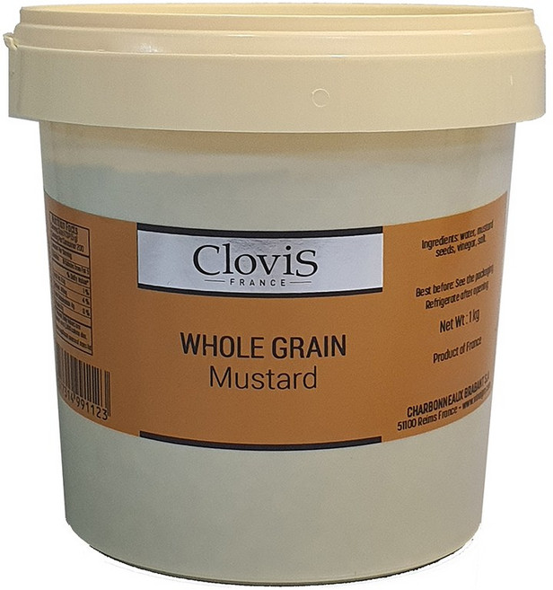 클로비스 홀 그레인 머스타드, 1개, 1kg