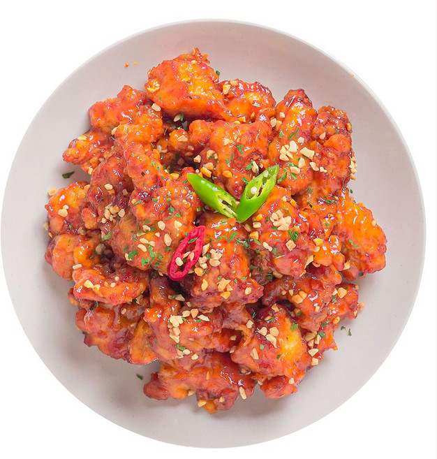 지역주민추천속초닭강정 6시내고향방영명품맛집, 1000g, 1개, 순살순한맛