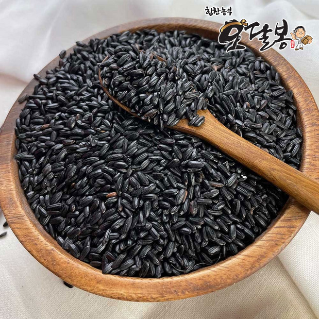 힘찬농부오달봉 국산 흑진주 진흑미 검정쌀, 1개, 2kg