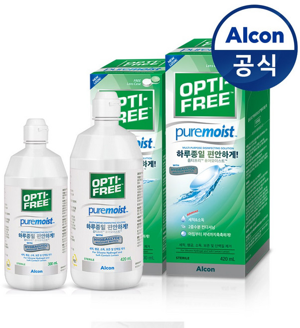 옵티프리 퓨어모이스트 420ml+300ml, 단품, 단품