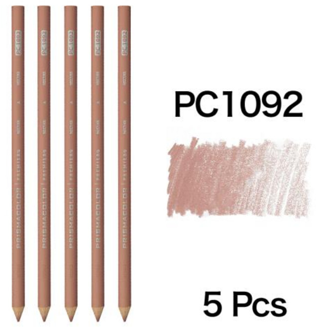 프리즈마색연필 PRISMACOLOR 프리미어 소프트 코어 컬러 연필 전문 블랙 PC935 PC938 드로잉 5 개, 5)PC-1092-5Pcs