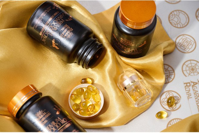 프리미엄 아가우드로얄 침향 오일, 1개, 90회분