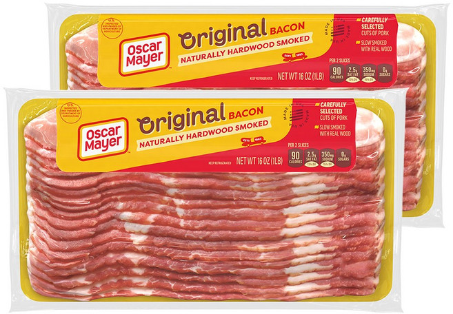 오스카마이어 베이컨 오리지널 1+1, 2개, 453g