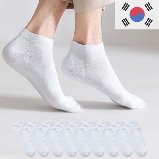49년양말장인 남성용 프리미엄 발목 스니커즈 양말 10켤레 세트
