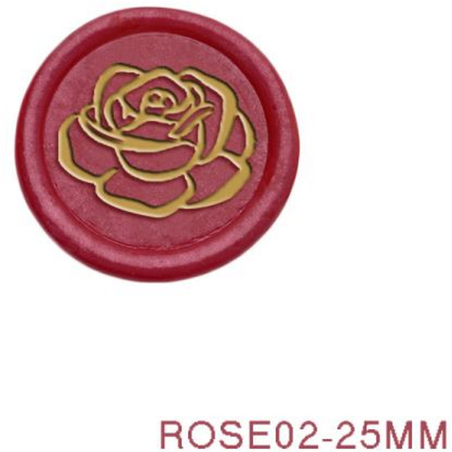 25/30MM 왁스 스탬프 씰링 레트로 플라워 네트 및 로즈 파이어 래커 씰 로즈 시리즈 선물 웨딩 도구 포스트 장식 맞춤 제작인사말 카드 봉투, 10