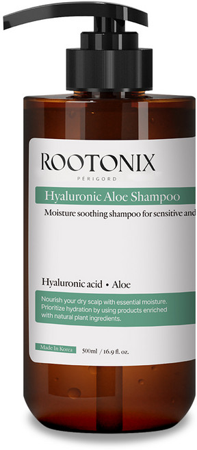 루토닉스 건성 두피 비듬 보습 히알루론산 알로에 샴푸, 1개, 500ml