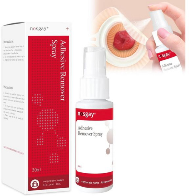 피부용 접착제 제거제 스프레이 장루 환자 침이 없는 민감성 피부 및 붕대 30ml, 1 Bottle, 1개