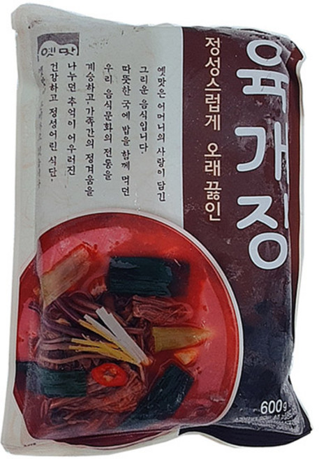 (무)(냉동)고향식품 육개장 600g, 1개