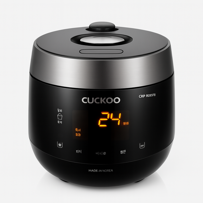 쿠쿠 고화력 전기압력밥솥 6인용 CRP-P0660FD, 블랙