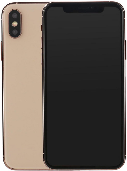 [Amazon.co.jp iPhone XS Max 한정] 전시용 모형 골드(검정 화면) 목업 스마트폰