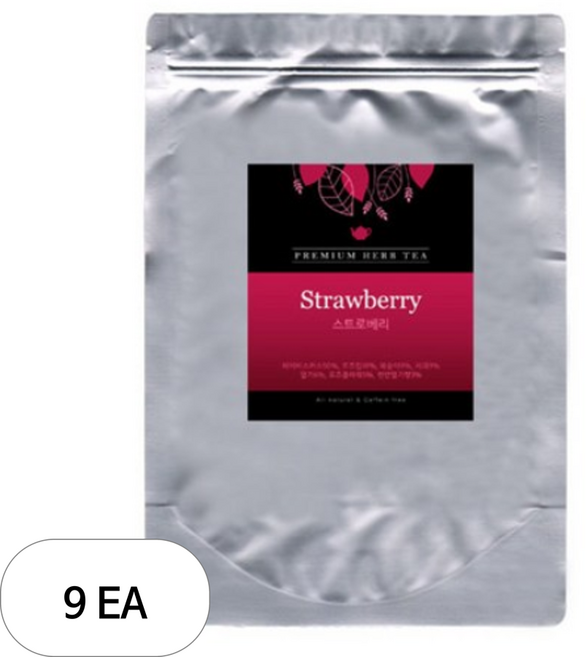 아름드레 삼각티백 스트로베리, 1.1g, 100개입, 9개