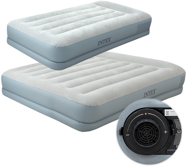 인텍스 듀라빔 스탠다드 에어매트 (내장형 전동펌프)