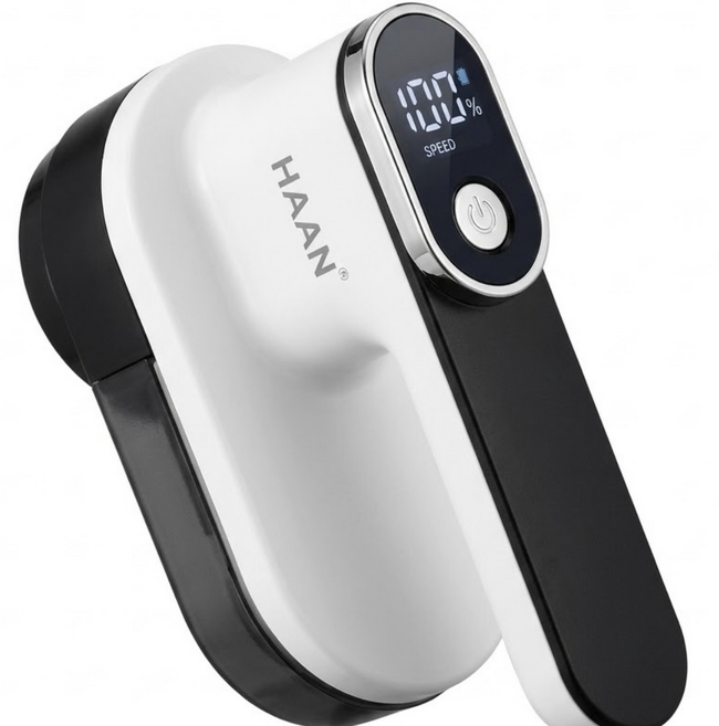 [다이아몬드날] 한경희x싱그레 보풀제거기 프리미엄 세탹소용 휴대용 니트, 스노우 화이트