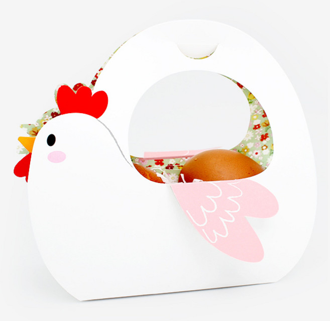 피크닉하우스 선물포장 미니손잡이상자 날개꼬꼬 부활절포장 10개, 1세트, 10개입
