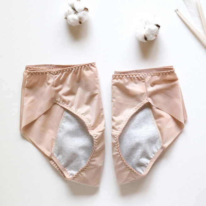 초끈 면100%방수포 국내산 노라인 헴 위생팬티 3종세트 누디헴 헴생리팬티