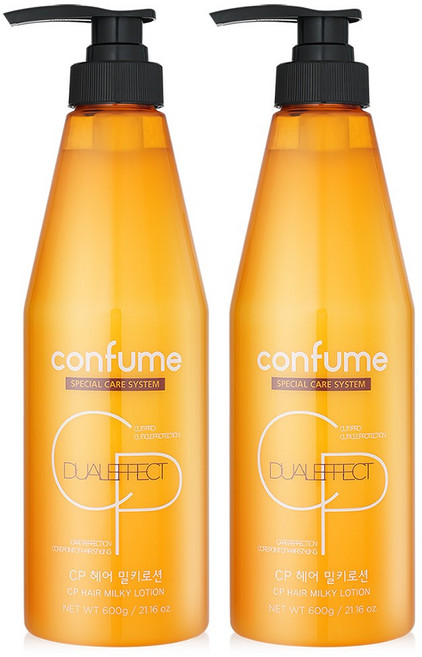 과일나라 컨퓸 헤어 밀키 로션, 600ml, 2개