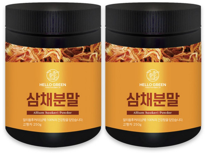 헬로우 그린 미얀마산 삼채 분말 가루 1+1(250g+250g), 1개
