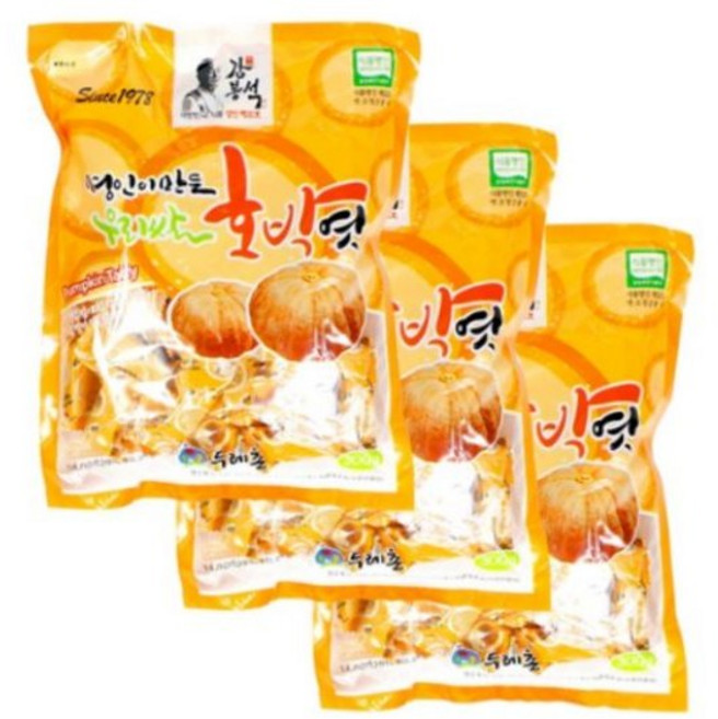 두레촌 강봉석 명인이 만든 우리쌀 호박엿, 300g, 7개