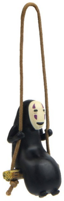 차량용 룸미러 걸이 장식 그네타는 가오나시 펜던트, 1개