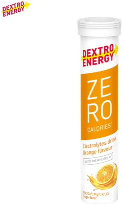 덱스트로 에너지 제로 칼로리 마그네슘 칼륨 칼슘 함유 전해질 음료 오렌지맛, 1개, 20정 - 쿠팡